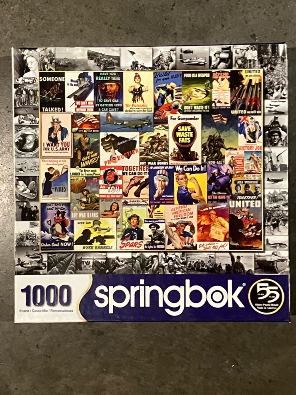 🧩Complete🧩Springbok ‘Making History’ puzzle - 1000 pieces